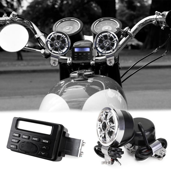 handlebar mounted radios for motorcycles