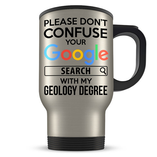 Geologist gift, geologist travel mug, geology gift, geology travel mug ...