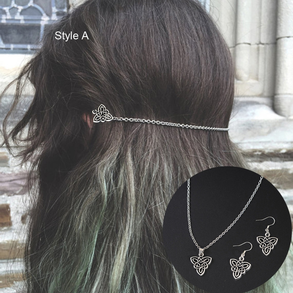 Celtic Norse Hair Pin Hair Clip Viking Hair Chian Amulet Hair