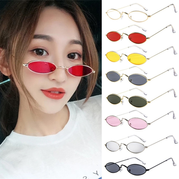 retro small oval sunglasses