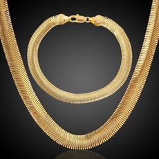 8MM, Chain Necklace, 18k gold, goldchainnecklace