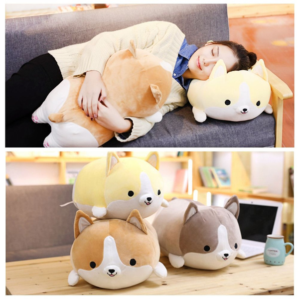 35cm for Kids Soft Kawaii Cute Animal Corgi Dog Plush Toy Pillow Stuffed 