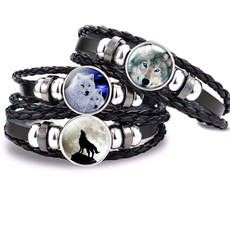 Charm Bracelet, wolfbraceletformen, Fashion, Gifts