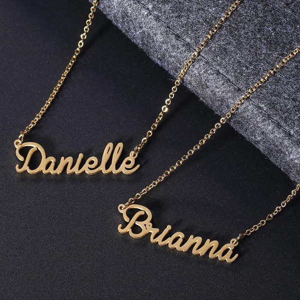 Unisex Fashion Customized Nameplate 