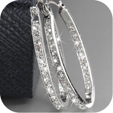 Sterling, DIAMOND, Joyería de pavo reales, Sterling Silver Earrings