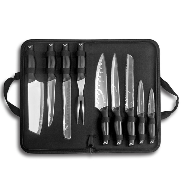 Professional Chef Knife Set with Roll Bag | Seido Knives