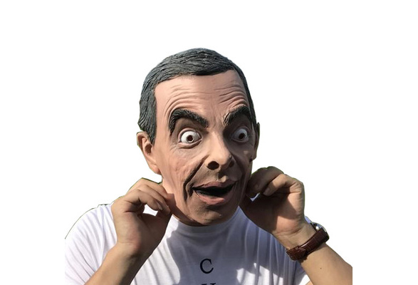 Mr. Bean Full Head Latex Mask Cosplay Helmet Funny British Sitcom Flexible Mask Halloween Costume Prop | Wish Mr. Bean Full Head Latex Mask Cosplay Helmet Funny British Sitcom Flexible Mask Halloween Costume Prop | Wish