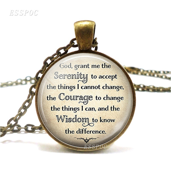 the serenity prayer necklace