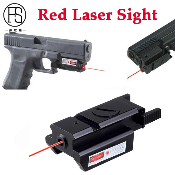 Tactical Red Dot Laser Sight Pistol Handgun Rifle Lazer Pointer 20mm  Picatinny Weaver Rail Military Hunting Shooting Sighter - AliExpress