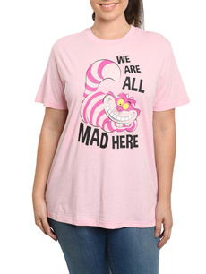 pink, T Shirts, Plus Size, mad