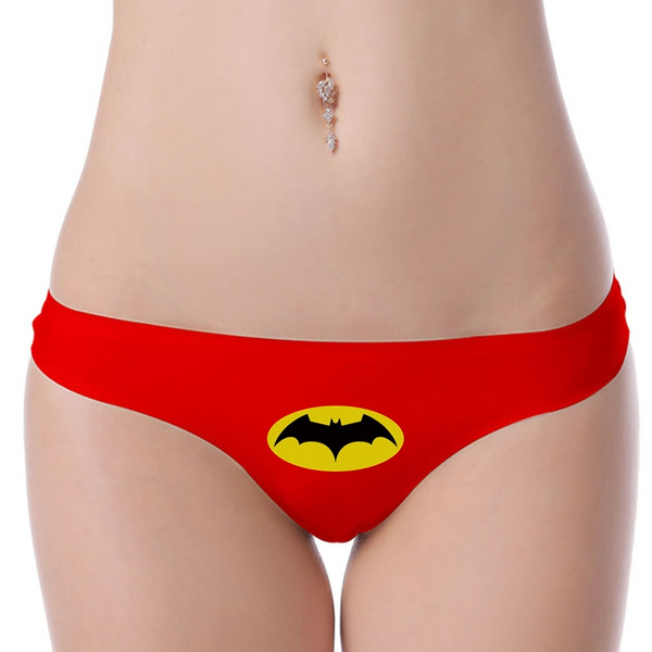 New Women's Underwear Sexy Cute New Batman Underpant Brief Panty Fashion  Women Sexy Panties