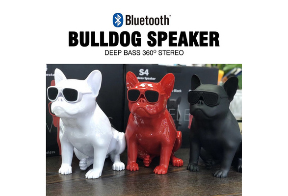 english bulldog bluetooth speaker