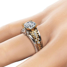 DIAMOND, wedding ring, gold, 14k Gold