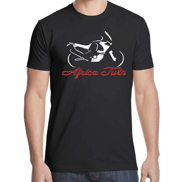 Maglia Per Moto Africa Twin T Shirt Maglietta T-shirt Mens Round Neck  Fashion Clothing Short Sleeves T Shirt | Wish