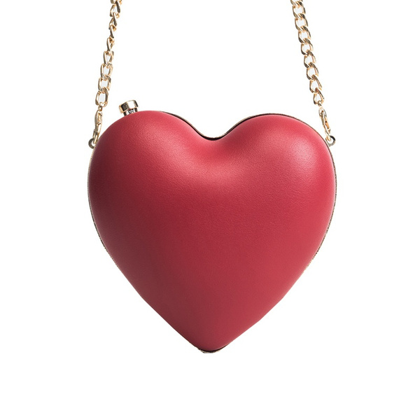 Red heart online clutch