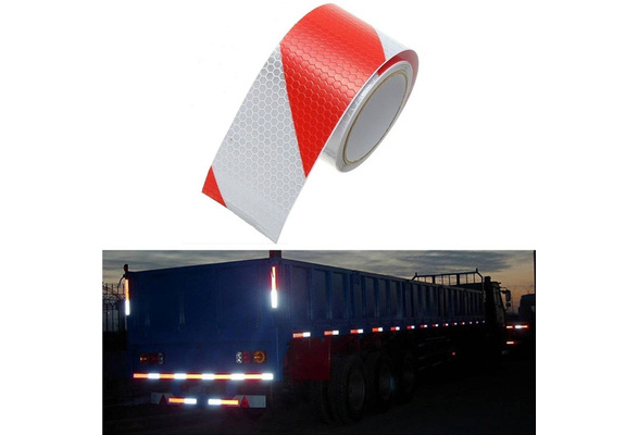 Reflective Tape 8M Safety Stickers Hi Vis Safety Warning Self-Adhesive Red Gifts