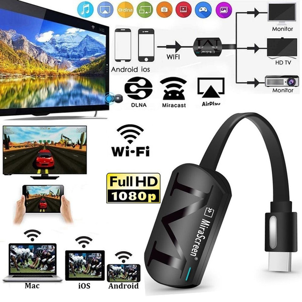 MiraScreen G4 WiFi Display TV Dongle Miracast DLNA Airplay HD 1080P Android iOS