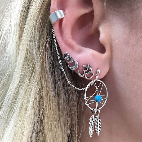 Dream catcher cartilage on sale earring