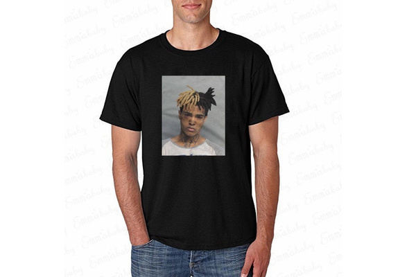 XXXTentacion Mugshot T-Shirt Tops Hip Hop Rap Merch 17 