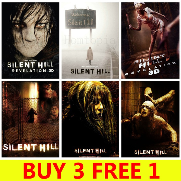 Silent Hill Classic Horror Movie Wall Art Home Decor Canvas Painting  Decoration Hotel Bar Cafe For Living Room Poster