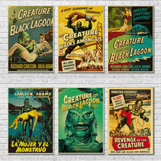 creaturefromblacklagoon, art, movieposter, Posters