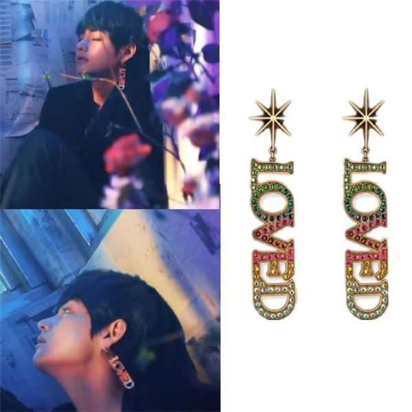 Loved earrings deals bts