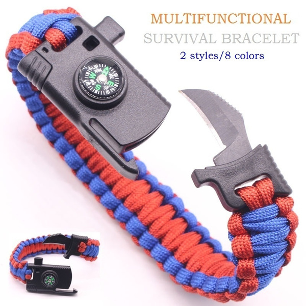 Paracord Survival Bracelet - A Survival Toolbox That You Can Wear on Y –  GizModern