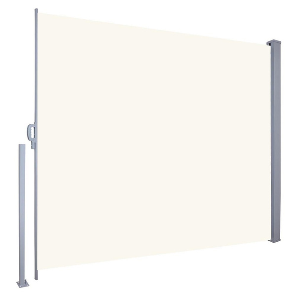 Retractable Patio Side Awning Sun Shade And Windscreen Patio Ideas