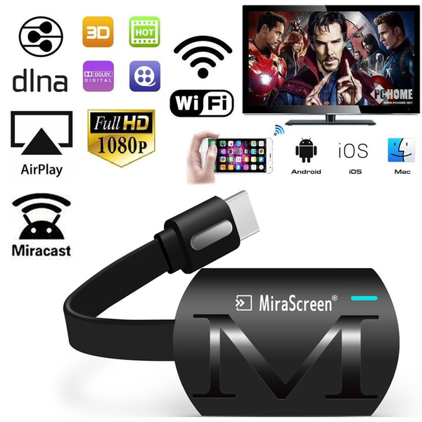 I05 2IN1 USB+WIFI MiraScreen HDMI Wireless Display Empfänger Dongle DLNA Airplay 