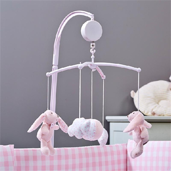 Music Songs Rotary Baby Mobile Crib Bed Bell Toy Music Box Newborn Bell Crib Toy 