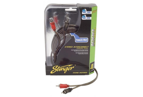 Stinger SI121.5 1.5 ft. 1000 Series 2 Channel Coaxial RCA Cable