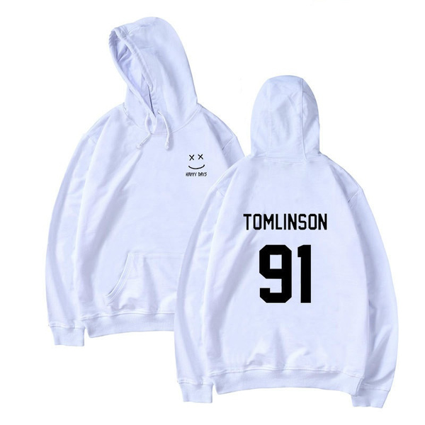 Louis Tomlinson 91 Back Letters Print Women hoodies Fashion Casual