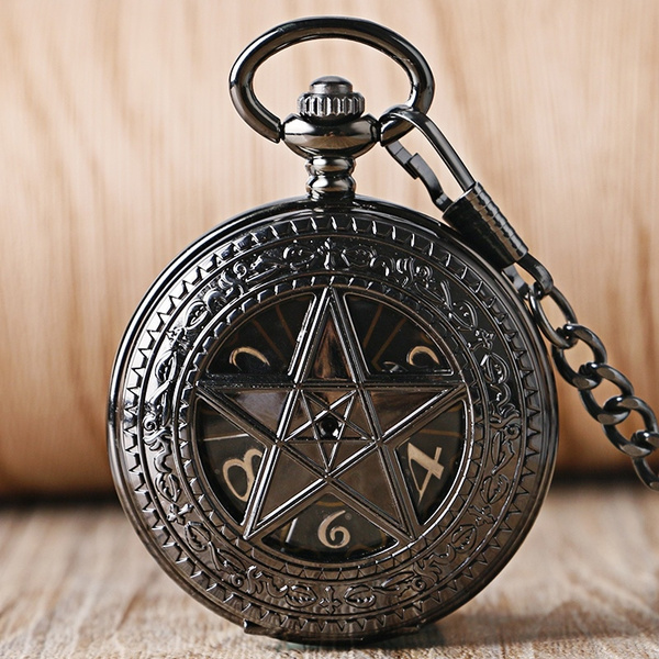 Supernatural Theme Hollow Star Case Skeleton Steampunk Hand wind