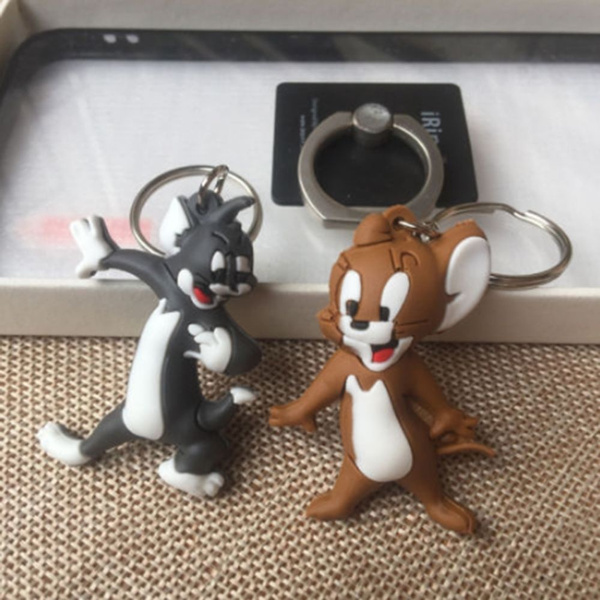 Shaped Metal Keyring Tom and Jerry lsh Jerry