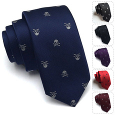 Moda, men ties, skull, Necktie