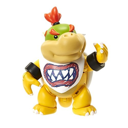 Nintendo World Of 4 Bowser Jr With Bib Action Figure Wish