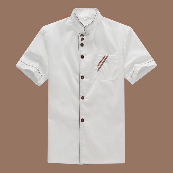 Clothes Short Sleeve Chef Chef Uniform 