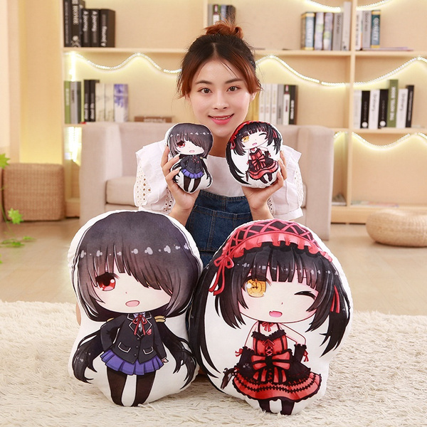 Japanese Anime Date A Live tokisaki kurumi Plush Pillow Two Sides