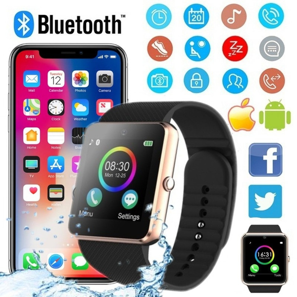2018 Couple Smart Watch Multilingual gt08 Bluetooth Smart Watch, Compatible  with Samsung, Xiao Mi Huai, IPHONE, Android, iOS Smartphone iPhone | Wish