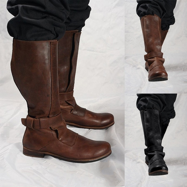 medieval leather boots