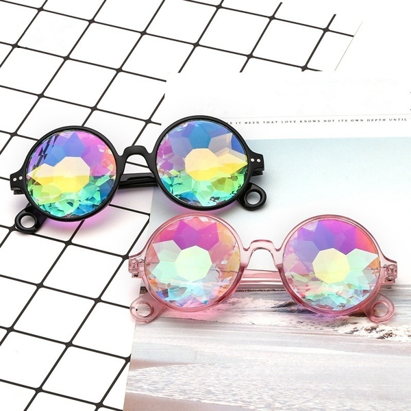 Rainbow Sunglasses Men, Rave Party Glasses Men