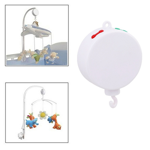 Coming with DIY Stickers ColorfulStream-Digital Baby Crib Mobile Music Box with 128M TF Card,Battery-Operated Brackets or Toys not Included Free Shipping.