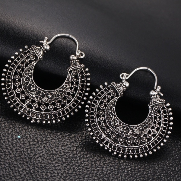 Tibetan hot sale hoop earrings