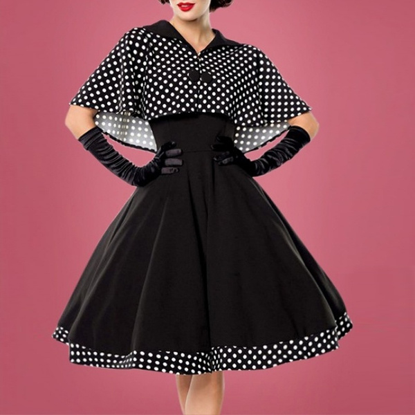 Black and White Rockabilly Dresses