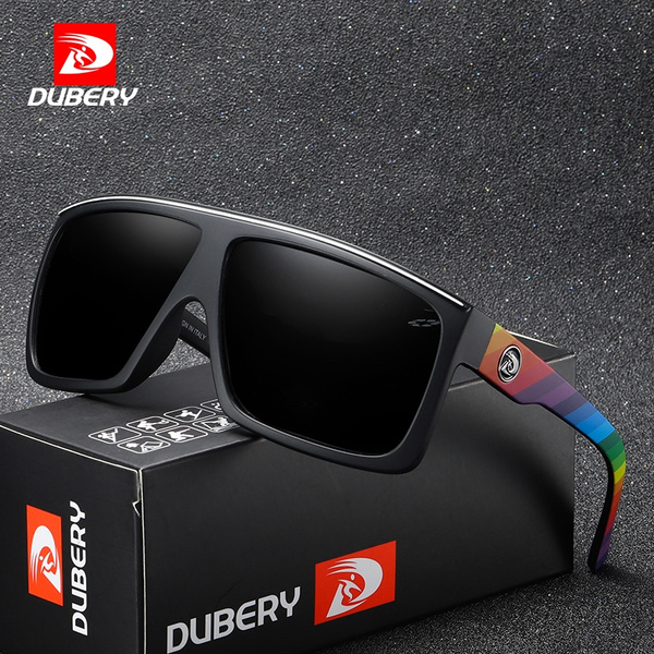 DUBERY Brand Design Polarized HD Sunglasses Men Driving Shades