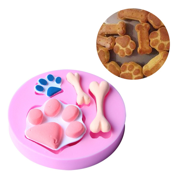 paw print baking mold