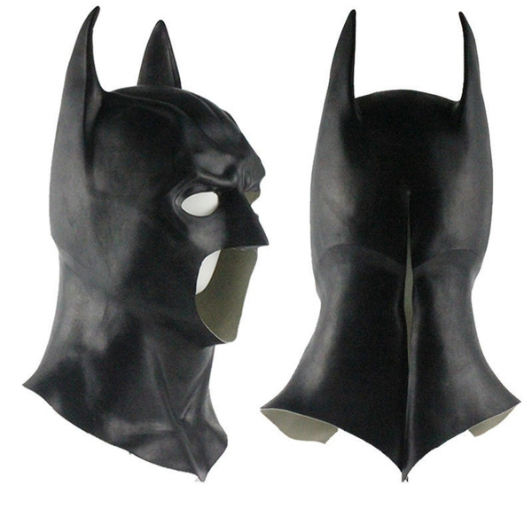 Cosplay Batman Mask Batman V Superman Full Face Mask Halloween Latex Mask Props 