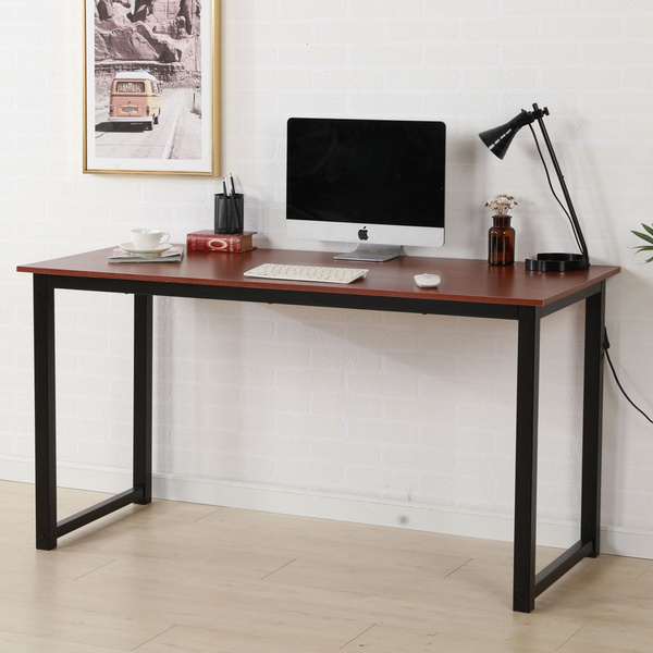 Computer Desk PC Laptop Writing Table Workstation -Brown