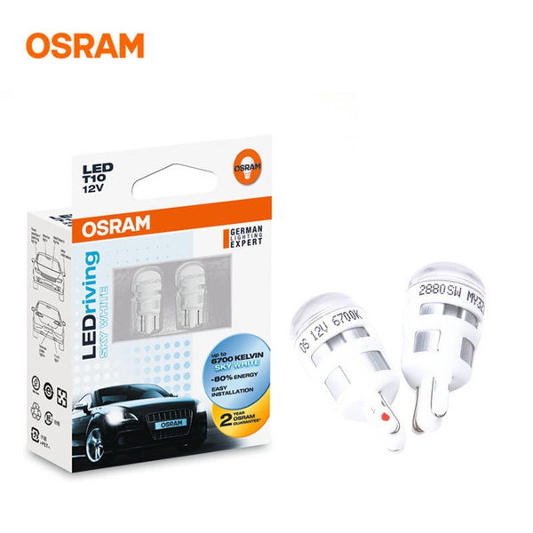 OSRAM T10 LED 2880SW 6700K W5W LEDriving Standard Sky White