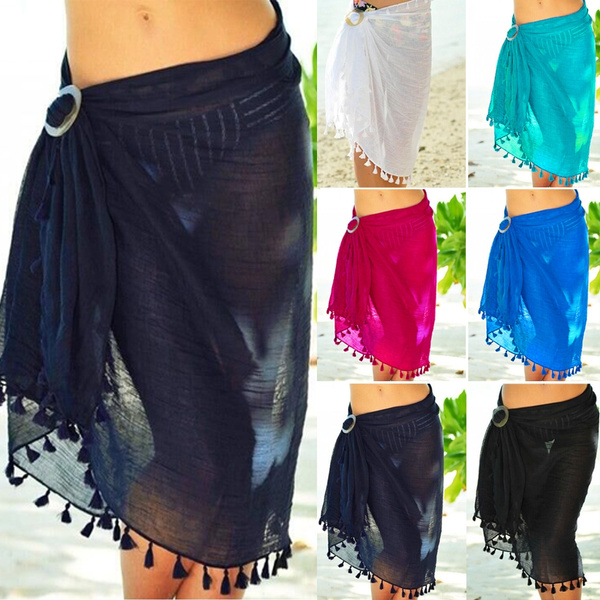 Swim Skirt Wrap Sarong Beachwear Cover 